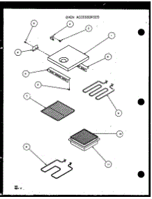 Oven Accessories parts for Amana Electric Wall Oven AO27DC-P8575502S from AppliancePartsPros.com