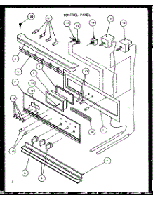 Control Panel parts for Amana Gas Wall Oven AO27DG-P1113401S from AppliancePartsPros.com