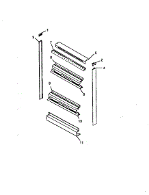 Trim parts for Amana Gas Wall Oven AO27DG1-P1132525NB from AppliancePartsPros.com