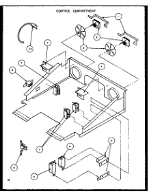 Control Compartment parts for Amana Gas Wall Oven AO27DGW-P1113406S from AppliancePartsPros.com