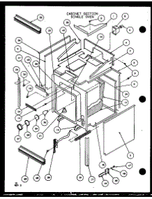 Cabinet Section Single Oven (Ao27sd / P8597701s) (Ao27sew / P1108001s) (Ao27se / P1108002s) parts for Amana Electric Wall Oven AO27SC-P8575503S from AppliancePartsPros.com