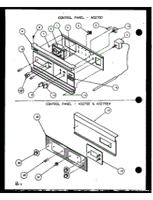 Control Panel - Ao27sd (Ao27sd / P8597701s) (Ao27sew / P1108001s) (Ao27se / P1108002s) parts for Amana Electric Wall Oven AO27SC-P8575503S from AppliancePartsPros.com