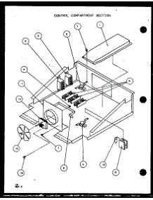 Control Comparment Section parts for Amana Electric Wall Oven AO27SC-P8575503S from AppliancePartsPros.com