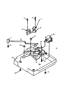 Door Latch parts for Amana Electric Range AO27SEW1/P1132340NW from AppliancePartsPros.com