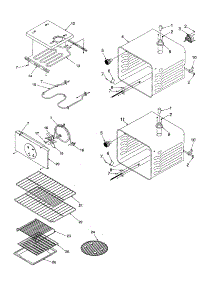 Cavity parts for Amana Electric Wall Oven AOCD2770E-P1132359NE from AppliancePartsPros.com