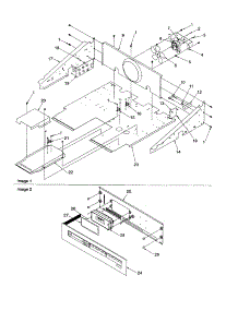 Control Compartment / Control Panel parts for Amana Electric Wall Oven AOCD2770E-P1132370NE from AppliancePartsPros.com