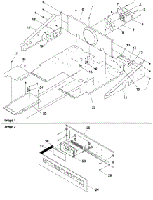 Control Compartment & Panel parts for Amana Electric Wall Oven AOCD2770WW-P113237NWW from AppliancePartsPros.com