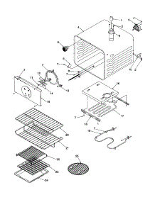 Cavity parts for Amana Electric Wall Oven AOCS2740E-P1132369NE from AppliancePartsPros.com