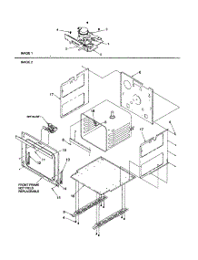 Main Front parts for Amana Electric Wall Oven AOCS2740WW-P1132369NWW from AppliancePartsPros.com