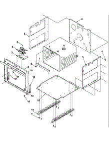 Main Front parts for Amana Electric Wall Oven AOES2730E-P1132357NE from AppliancePartsPros.com