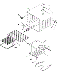 Cavity parts for Amana Electric Wall Oven AOES2730E-P1132357NE from AppliancePartsPros.com