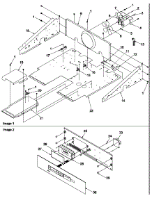 Control Compartment And Control Panel parts for Amana Electric Wall Oven AOES2730E-P1132357NE from AppliancePartsPros.com