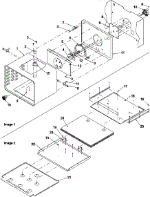 Outer Cabinet / Racks parts for Amana Electric Wall Oven AOES3030E-P1132347NE from AppliancePartsPros.com