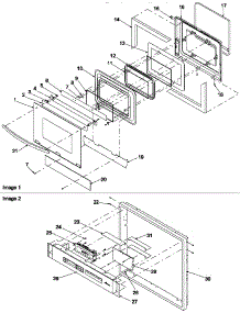 Inner Cavity / Latch / Blower / Bake And Broil Assy parts for Amana Electric Wall Oven AOES3030E-P1132354NE from AppliancePartsPros.com