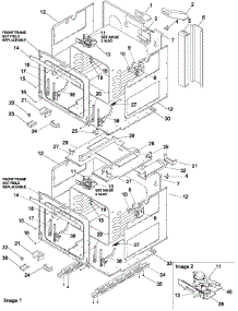 Main Front parts for Amana Gas Wall Oven AOGD2750SS-P113253NSS from AppliancePartsPros.com