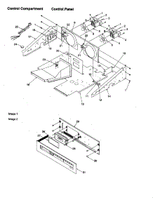Control Compartment / Control Panel parts for Amana Gas Wall Oven AOGD2750WW-P1132530NWW from AppliancePartsPros.com