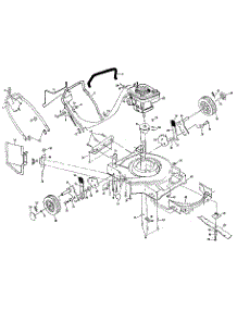 Main Frame parts for Rally Gas Walk-Behind Mower AP52B from AppliancePartsPros.com