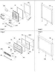 Door Assy parts for Amana Bottom-Mount Refrigerator ARB2107AB-PARB2107AB1 from AppliancePartsPros.com
