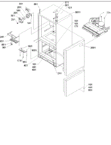 Controls & Light Covers parts for Amana Bottom-Mount Refrigerator ARB2107AC-PARB2107AC1 from AppliancePartsPros.com