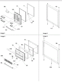 Door Assy parts for Amana Bottom-Mount Refrigerator ARB2109ACR-PARB2109AC2 from AppliancePartsPros.com