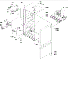 Controls & Light Covers parts for Amana Bottom-Mount Refrigerator ARB2109AWR-PARB2109AW0 from AppliancePartsPros.com
