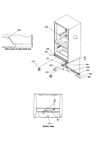 Insulation And Roller Assembly parts for Amana Bottom-Mount Refrigerator ARB210BAW-PARB210BAW0 from AppliancePartsPros.com