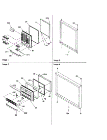 Door Assemblies parts for Amana Bottom-Mount Refrigerator ARB210BAW-PARB210BAW0 from AppliancePartsPros.com