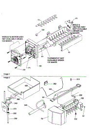 Ice Maker Assembly parts for Amana Bottom-Mount Refrigerator ARB210BAW-PARB210BAW0 from AppliancePartsPros.com