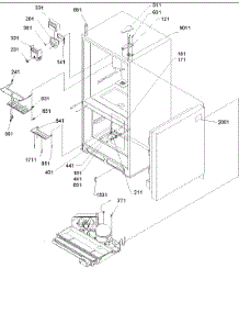 Controls & Light Covers parts for Amana Bottom-Mount Refrigerator ARB2117AW-PARB2117AW0 from AppliancePartsPros.com