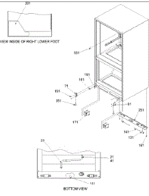 Insulation & Roller Assy parts for Amana Bottom-Mount Refrigerator ARB2117BB-PARB2117BB0 from AppliancePartsPros.com