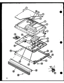 (Arc-100B / P85122-5S) (Arc-1B / P85122-6S) (Arc-2B / P85122-7S) (Asc-1B / P85122-8S) (Arc-100B / P85122-9S) (Arc-1B / P85122-10S) (Arc-2B / P85122-11S) (Asc-1B / P85122-12S) parts for Amana Electric Range ARC-1B/P85122-10S from AppliancePartsPros.com