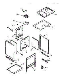 Oven Assembly (Arc700e / P1142652ne) (Arc700e / P1142698ne) (Arc700ll / P1142652nll) (Arc700ll / P1142698nll) (Arc700ww / P1142652nww) (Arc700ww / P1142698nww) parts for Amana Electric Range ARC700LL-P1142628NLL from AppliancePartsPros.com