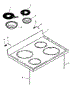 Main Top Assembly (Arc700e / P1142652ne) (Arc700e / P1142698ne) (Arc700ll / P1142652nll) (Arc700ll / P1142698nll) (Arc700ww / P1142652nww) (Arc700ww / P1142698nww)
