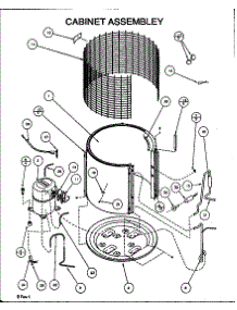 Cabinet Assembley (Arcf60u01b / P9917919c) (Arcf60u01d / P9885208c) (Arcf60u01e / P1128001c) parts for Amana Central Air Conditioner ARCF24U01D/P9885202C from AppliancePartsPros.com