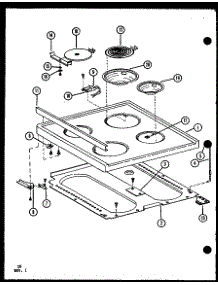 (Arr600 / P8587705s) (Arr610 / P8587706s) (Arr620 / P8587707s) (Are640 / P8587708s) (Arr600 / P8587709s) (Arr610 / P8587710s) (Arr620 / P8587711s) (Are640 / P8587712s) parts for Amana Electric Range ARE640/P8587704S from AppliancePartsPros.com