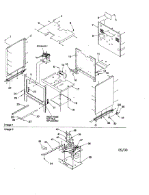 Cabinet parts for Amana Gas Range ARG7102L-P1143370NL from AppliancePartsPros.com