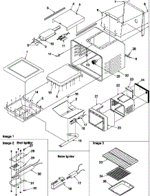 Cavity parts for Amana Gas Range ARG7102W-P1143338NW from AppliancePartsPros.com