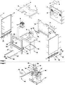 Cabinet parts for Amana Gas Range ARG7102W-P1143347NW from AppliancePartsPros.com