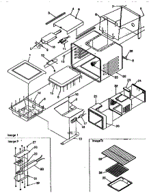 Cavity parts for Amana Gas Range ARG7200L-P1143331NL from AppliancePartsPros.com