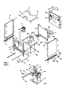 Cabinet parts for Amana Gas Range ARG7200W-P1143316NW from AppliancePartsPros.com