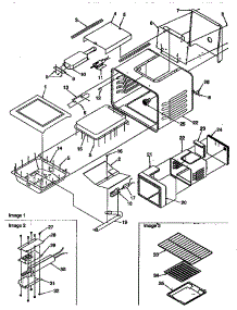 Cavity parts for Amana Gas Range ARG7200W-P1143316NW from AppliancePartsPros.com