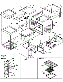 Cavity parts for Amana Gas Range ARG7300W-P1141296NW from AppliancePartsPros.com