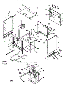 Cabinet parts for Amana Gas Range ARG7301L-P1143328NL from AppliancePartsPros.com