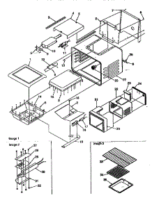 Cavity parts for Amana Gas Range ARG7301L-P1143328NL from AppliancePartsPros.com