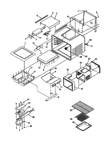 Cavity parts for Amana Gas Range ARG7301L-P1143330NL from AppliancePartsPros.com