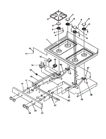 Main Top parts for Amana Gas Range ARG7301LL-P1143315NLL from AppliancePartsPros.com