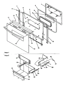 Oven Door And Storage Door parts for Amana Gas Range ARG7301LL-P1143324NLL from AppliancePartsPros.com