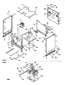 Cabinet parts for Amana Gas Range ARG7301LL-P1143330NLL from AppliancePartsPros.com