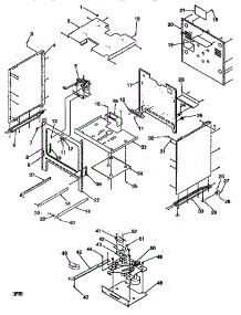 Cabinet parts for Amana Gas Range ARG7301W-P1143315NW from AppliancePartsPros.com