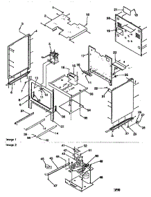 Cabinet parts for Amana Gas Range ARG7301W-P1143324NWW from AppliancePartsPros.com